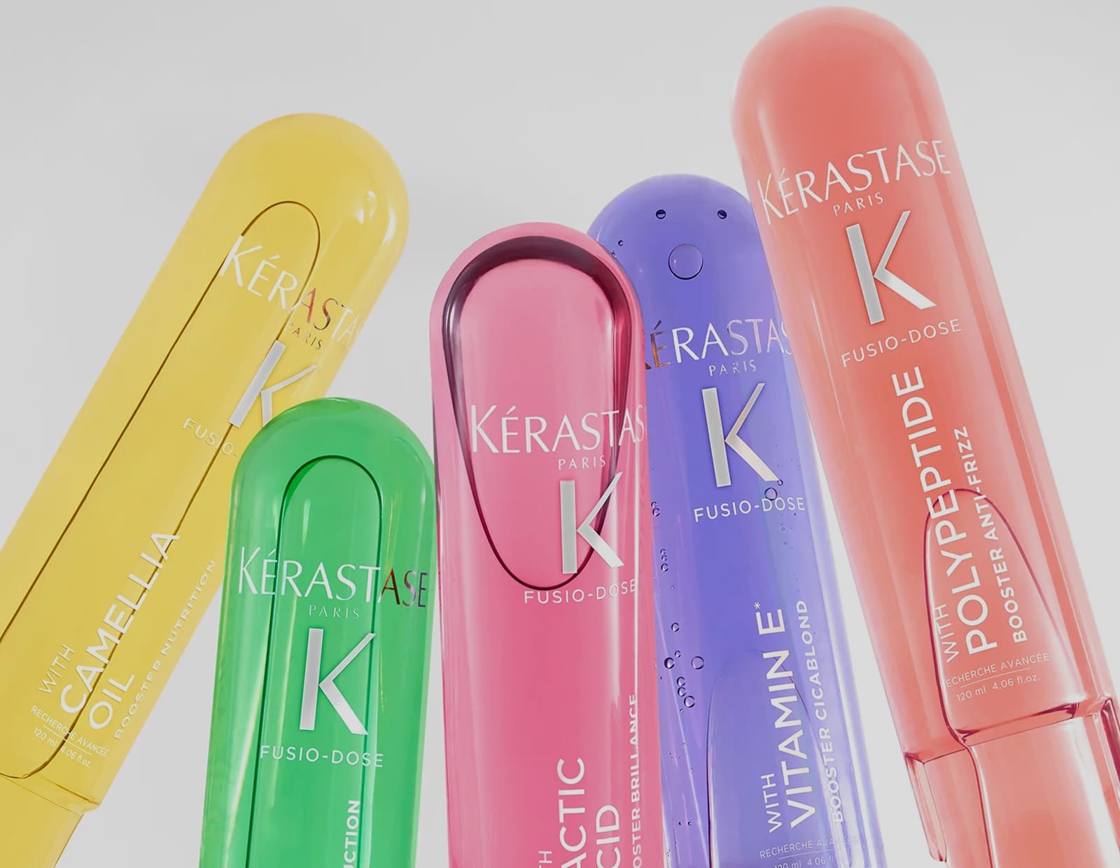 Image of Kerastase fusio dose treatment plastic tubes