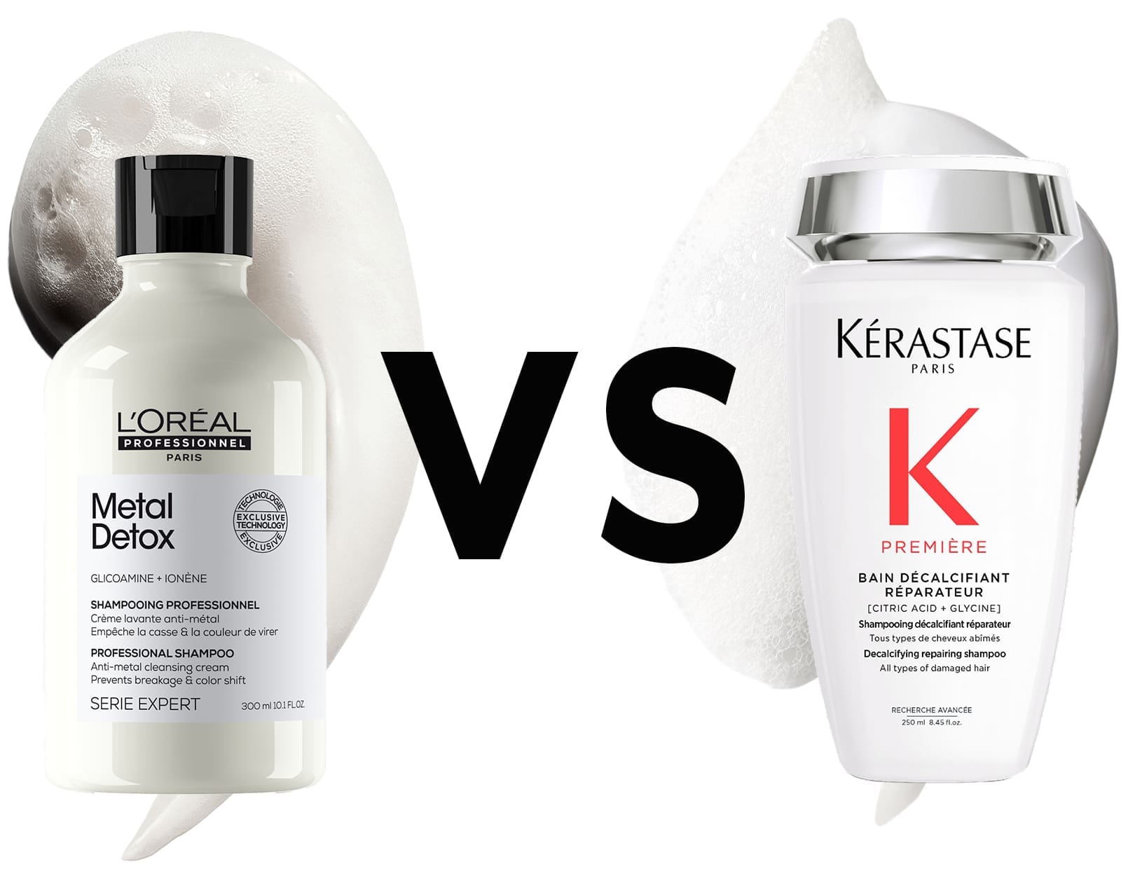 Image of L’Oréal Professionnel Metal Detox vs. Kérastase Première