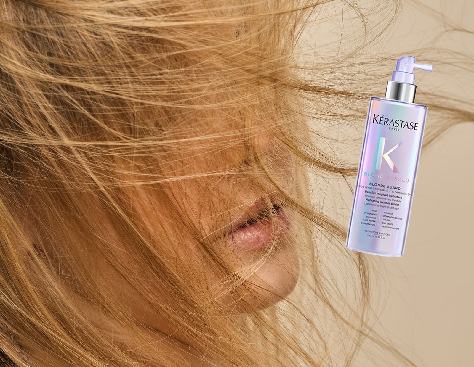 Image of Kérastase Blonde Guard Review: Heat and UV Protection for Blonde and Highlighted Hair