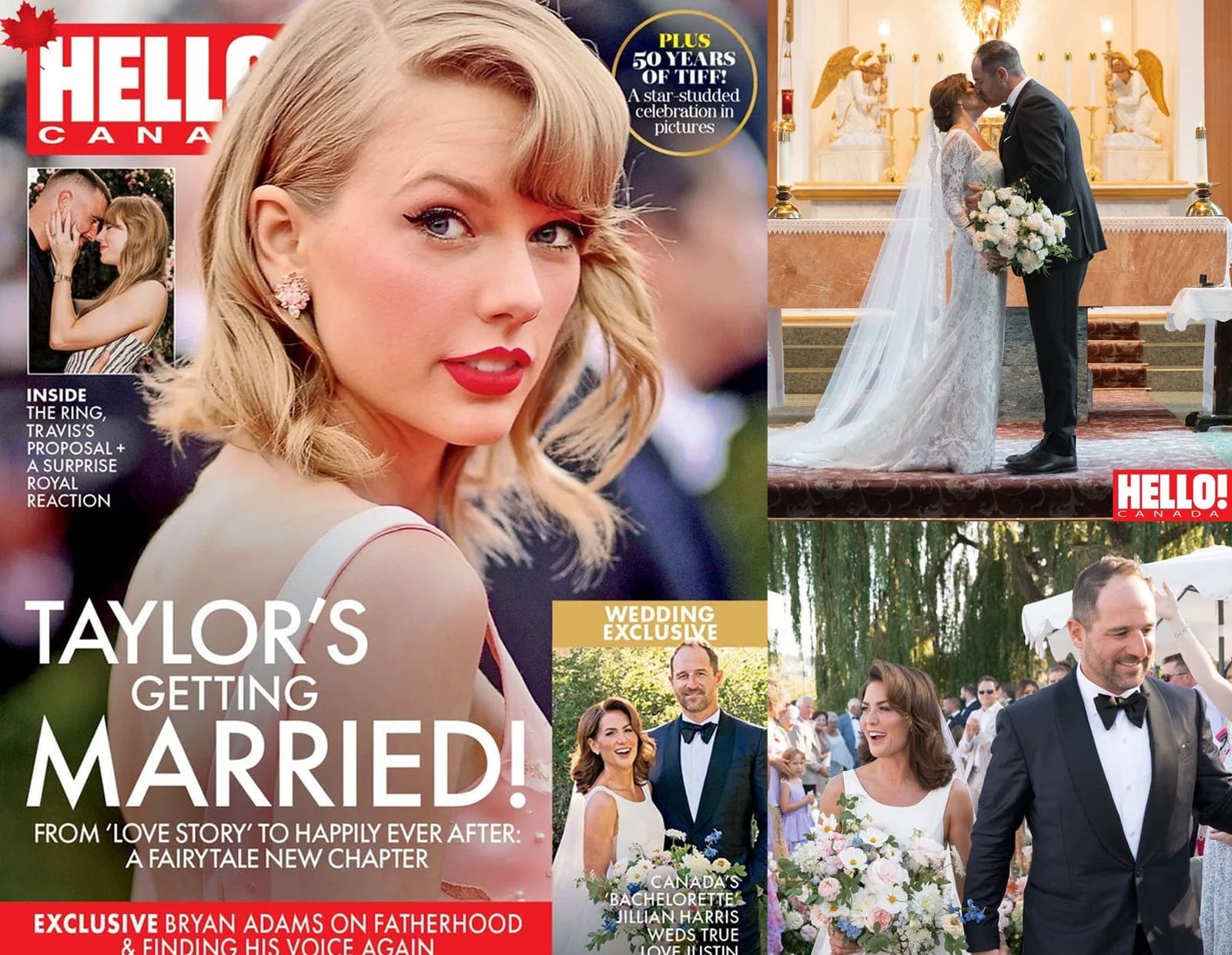 Image of an image of a hello magazine cover