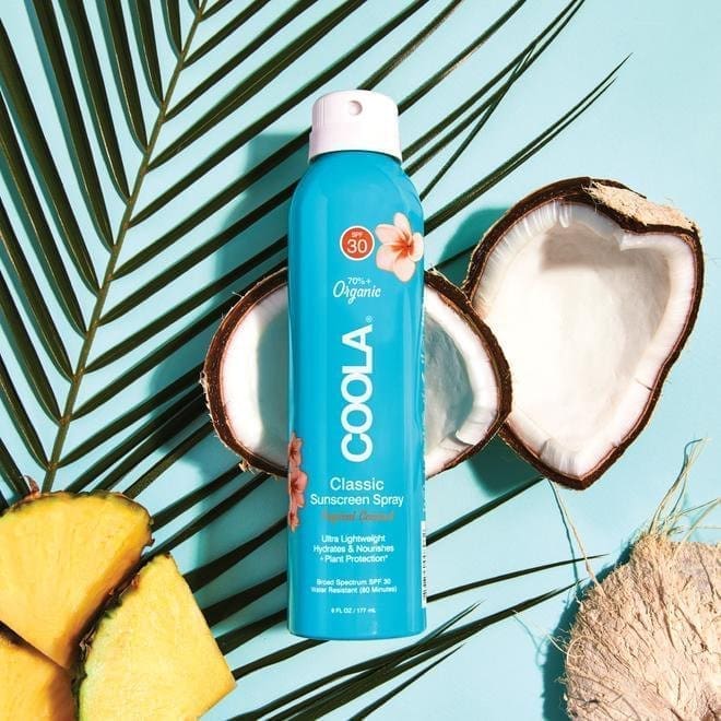 Image of Classic Body SPF 30 Tropical Coconut Sunscreen Spray - 6oz