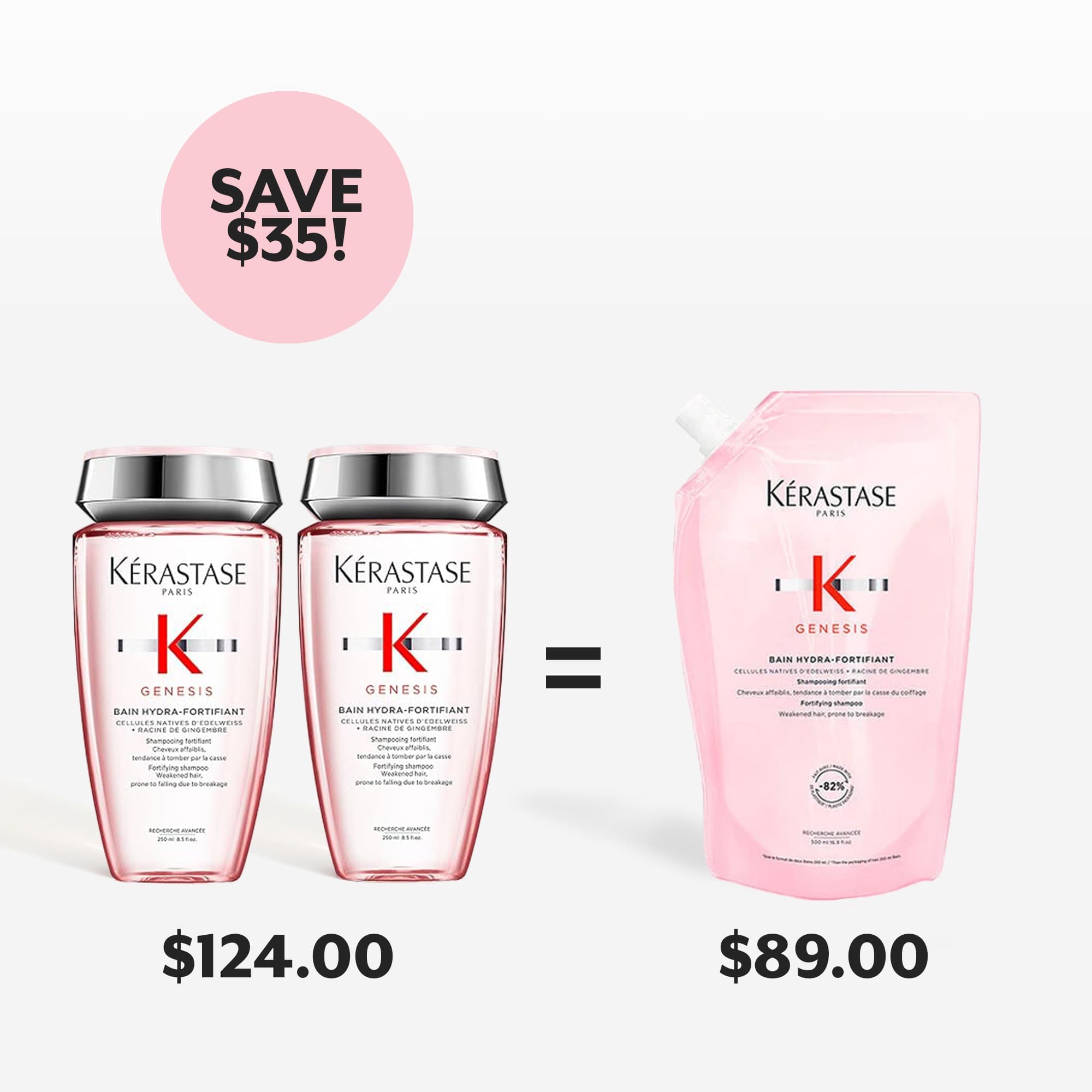 Image of Refill Pouch - Genesis Hydra-Fortifiant - 500ml