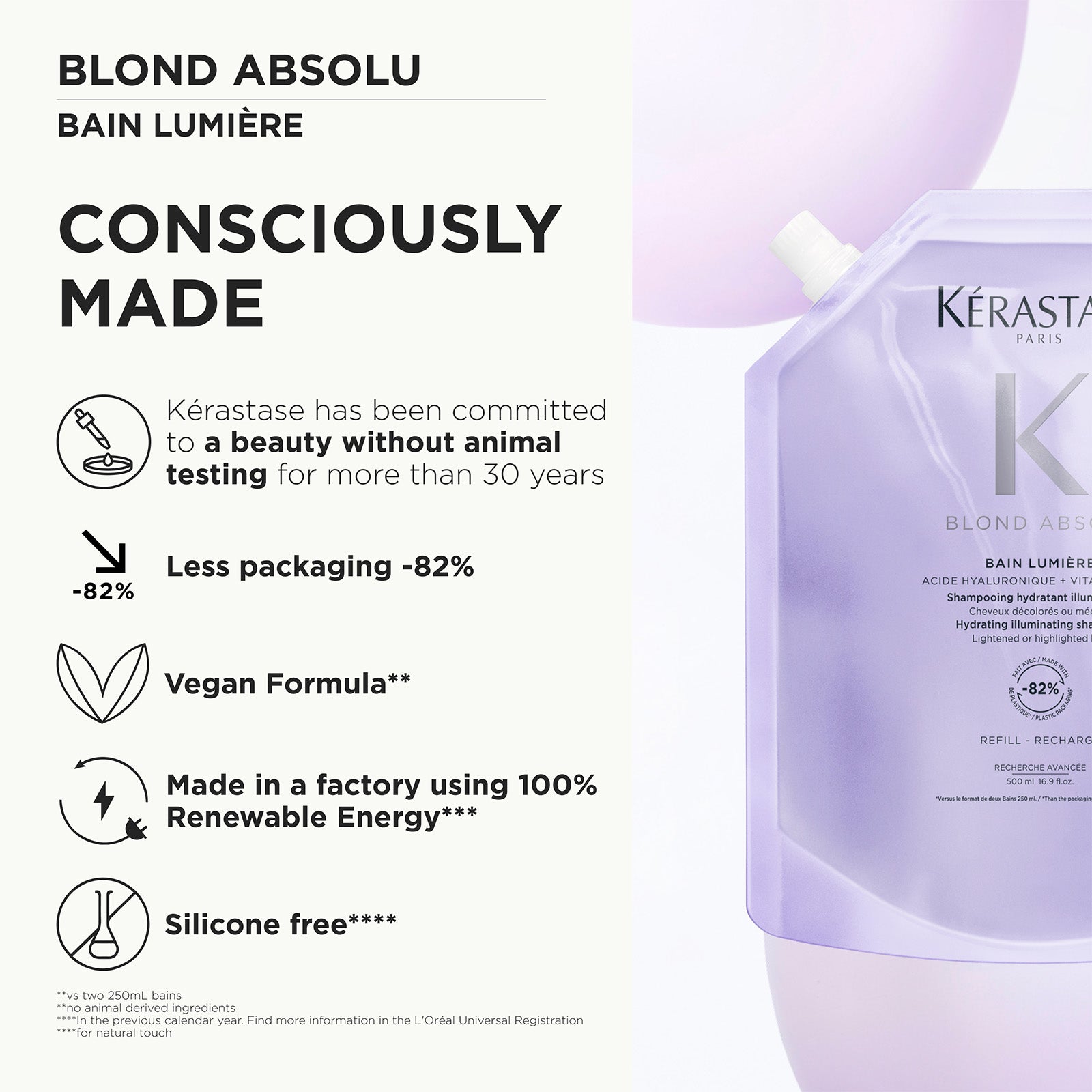 Image of Refill Pouch - Blonde Absolu Bain Lumière - 500ml