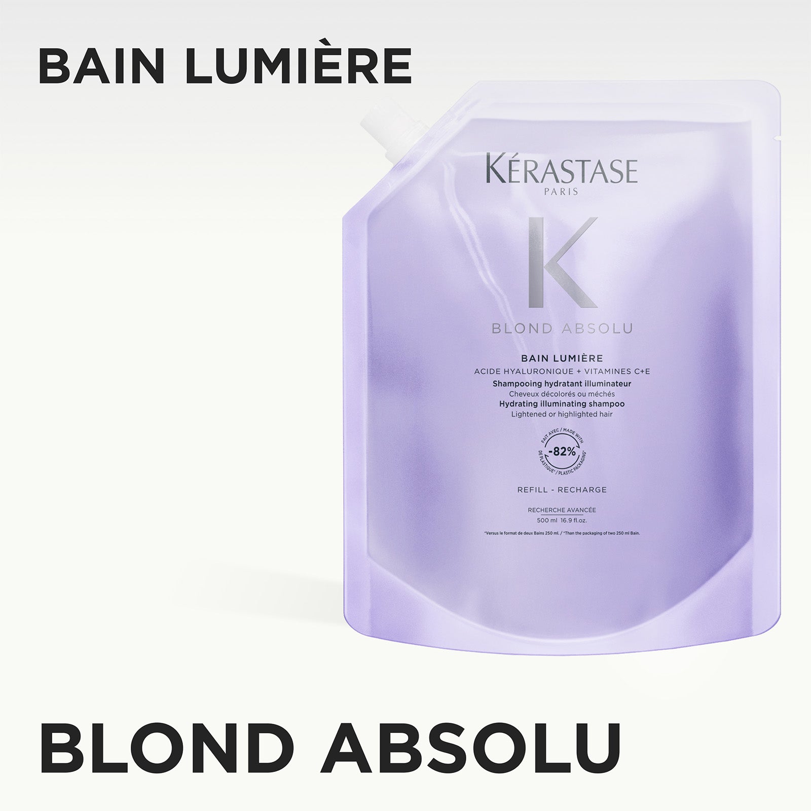 Image of Refill Pouch - Blonde Absolu Bain Lumière - 500ml
