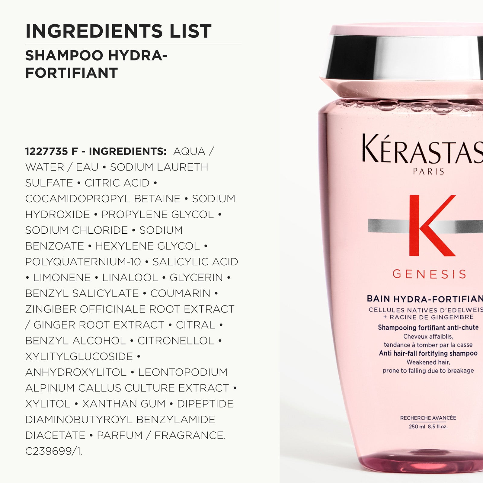 Image of Genesis - Bain Hydra-Fortifiant- 80ml
