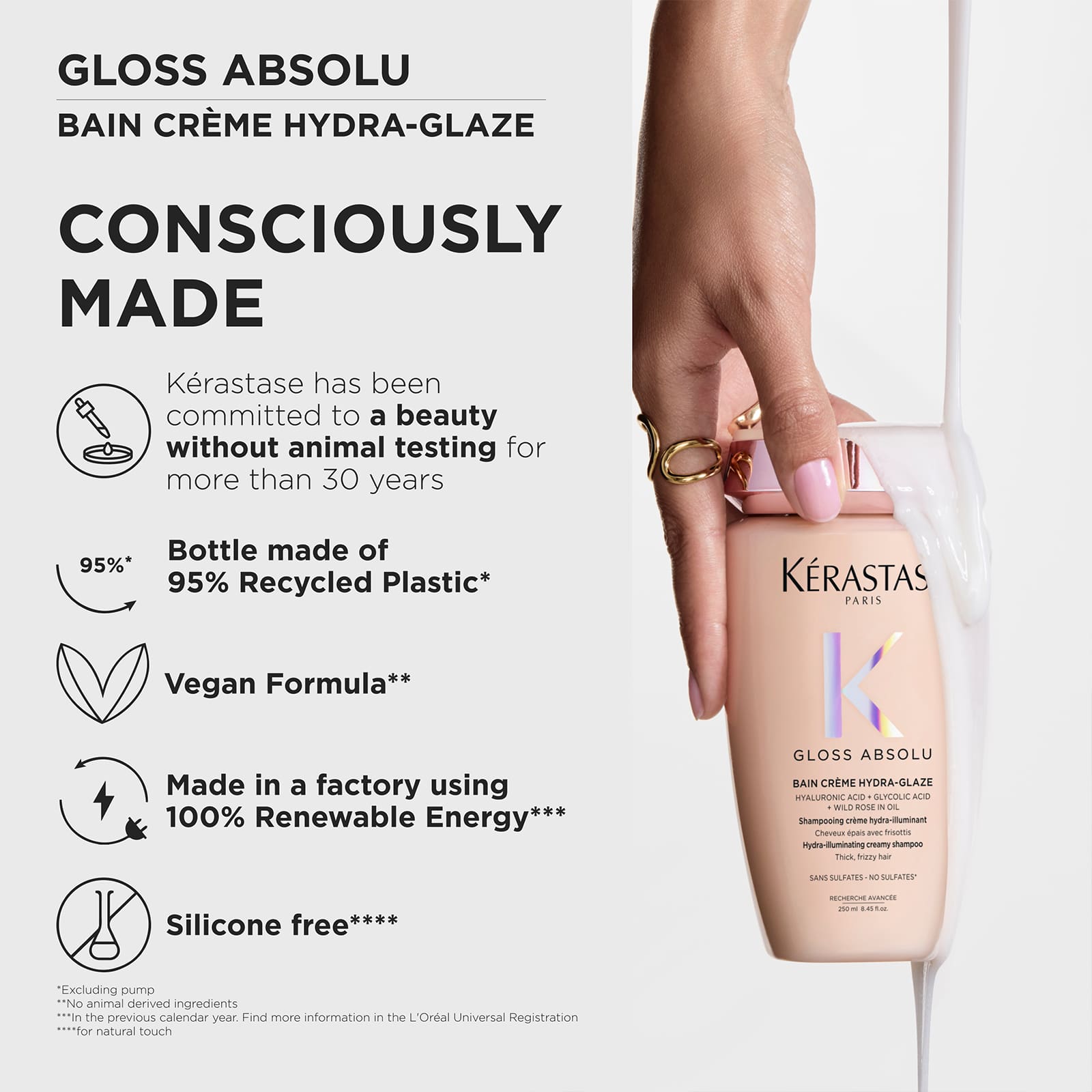 Image of Gloss Absolu - Bain Crème Hydra-Glaze – 500ml