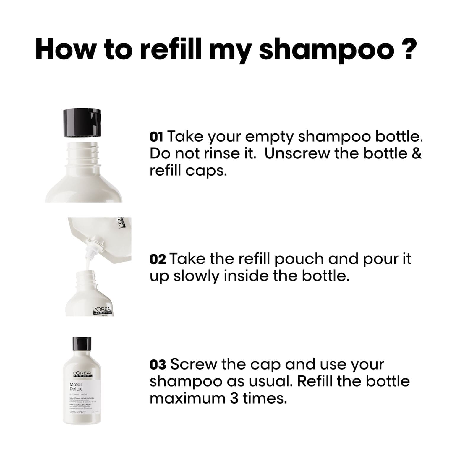 Image of Metal Detox - Shampoo Refill Pouch - 500ml
