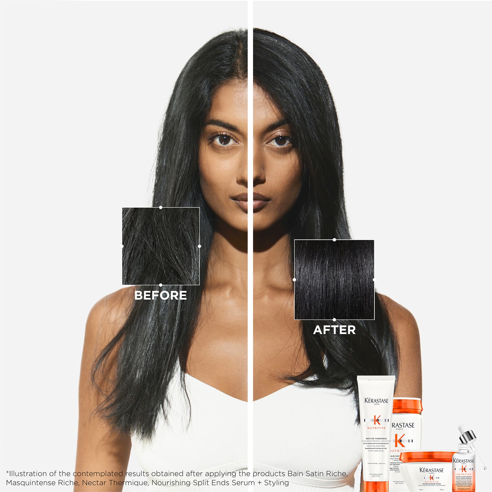 Image of Refill Pouch - Nutritive Bain Satin Riche - 500ml