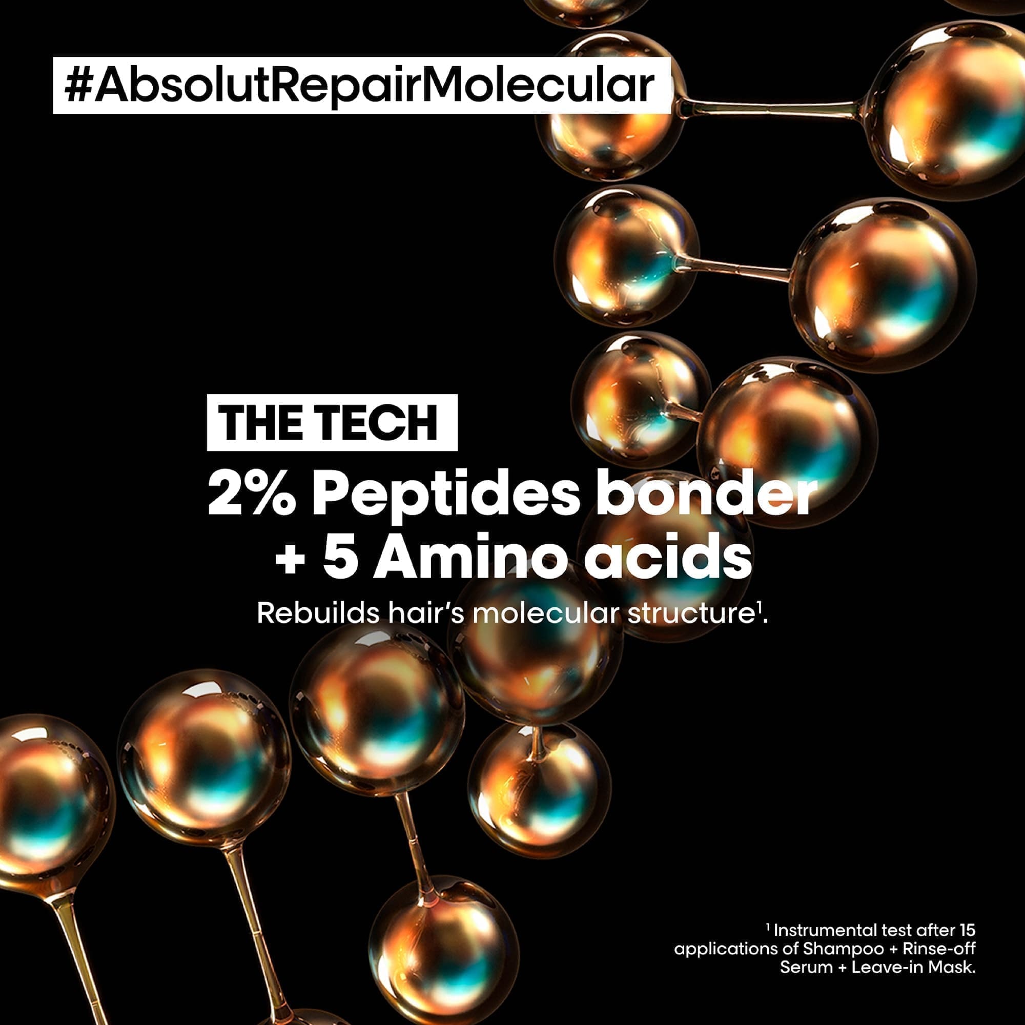 Image of Absolut Repair Molecular - Shampoo - 300ml