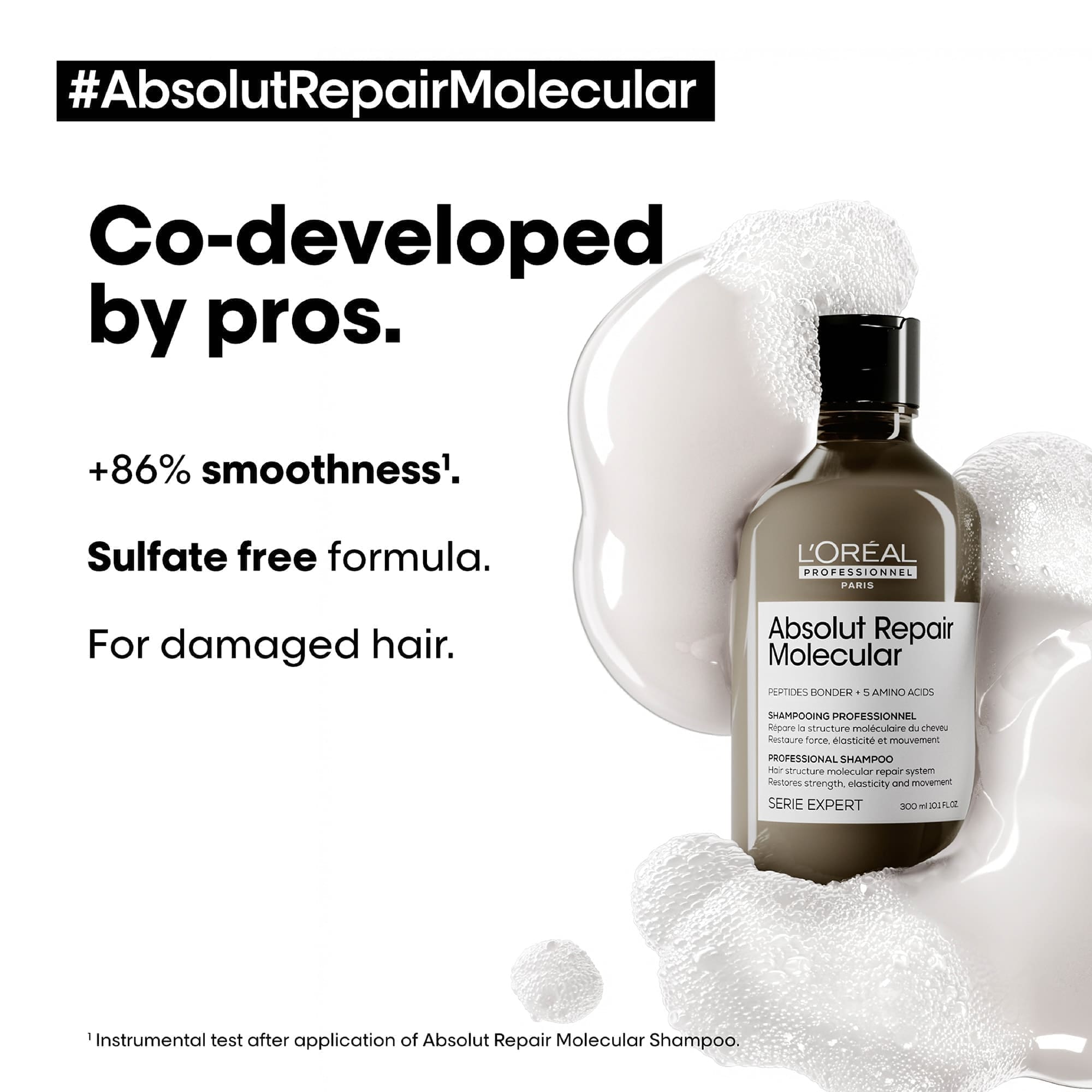 Image of Absolut Repair Molecular - Shampoo - 300ml