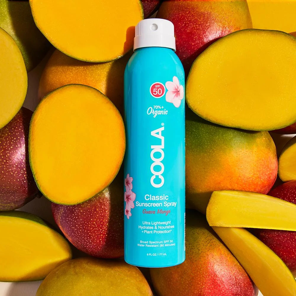 Image of Classic Body SPF 50 Guava Mango Sunscreen Spray – 6oz