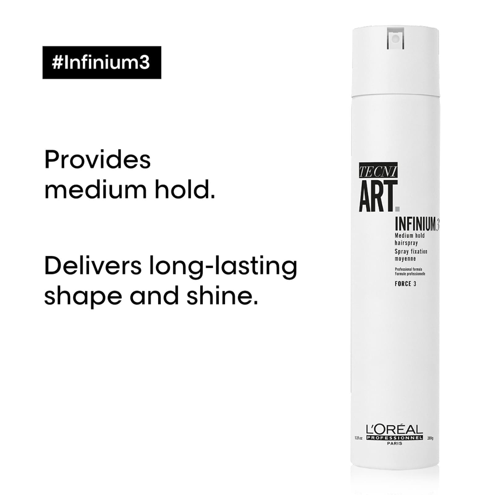 Image of Infinium 3 - Medium Hold Hairspray - 10.2oz