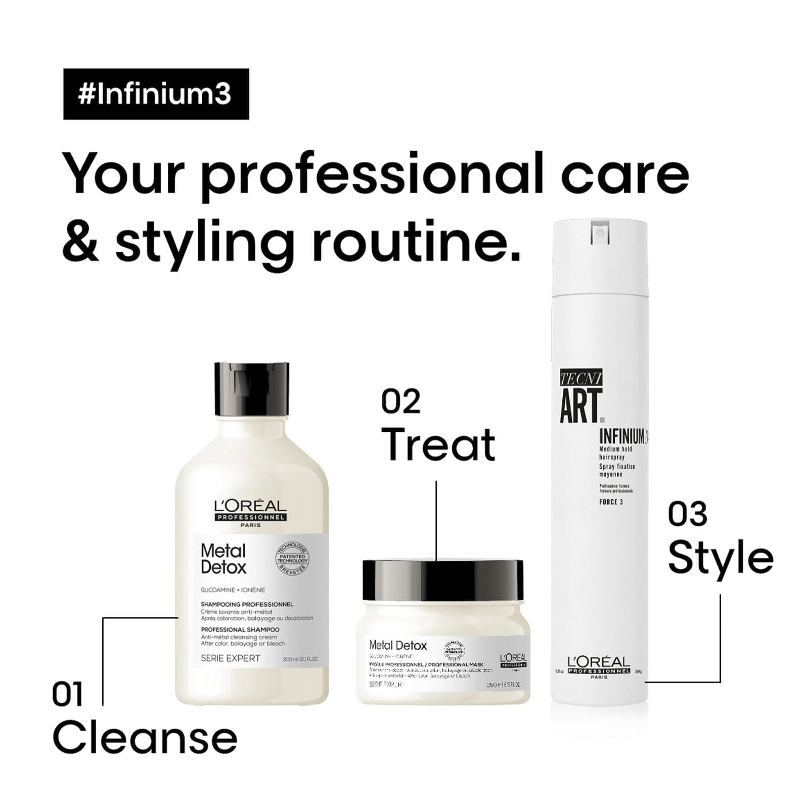 Image of Infinium 3 - Medium Hold Hairspray - 10.2oz