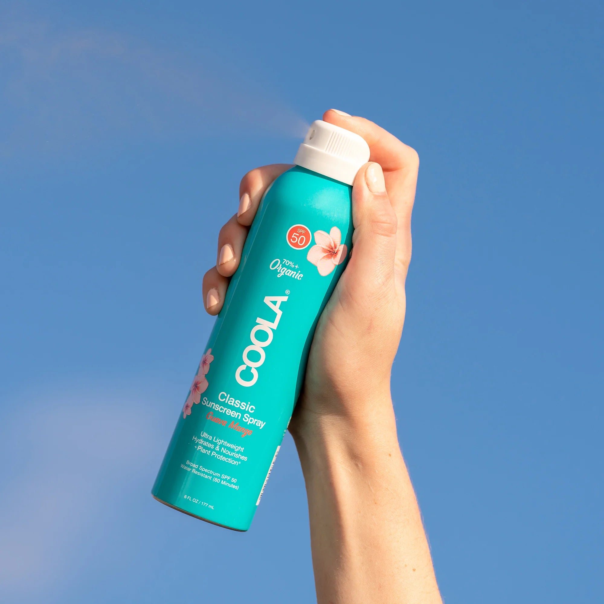 Image of Classic Body SPF 50 Guava Mango Sunscreen Spray – 6oz