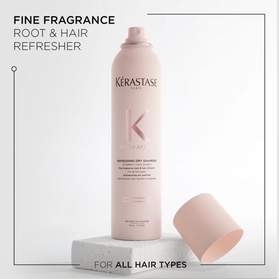 An image of the Kerastase Fresh Affair aerosol can on a white background.