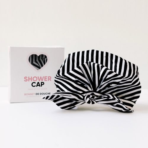 Pommeshell Striped Shower Cap