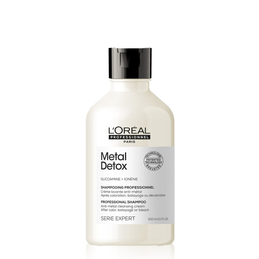 L'oréal professionnel metal detox shampoo bottle.