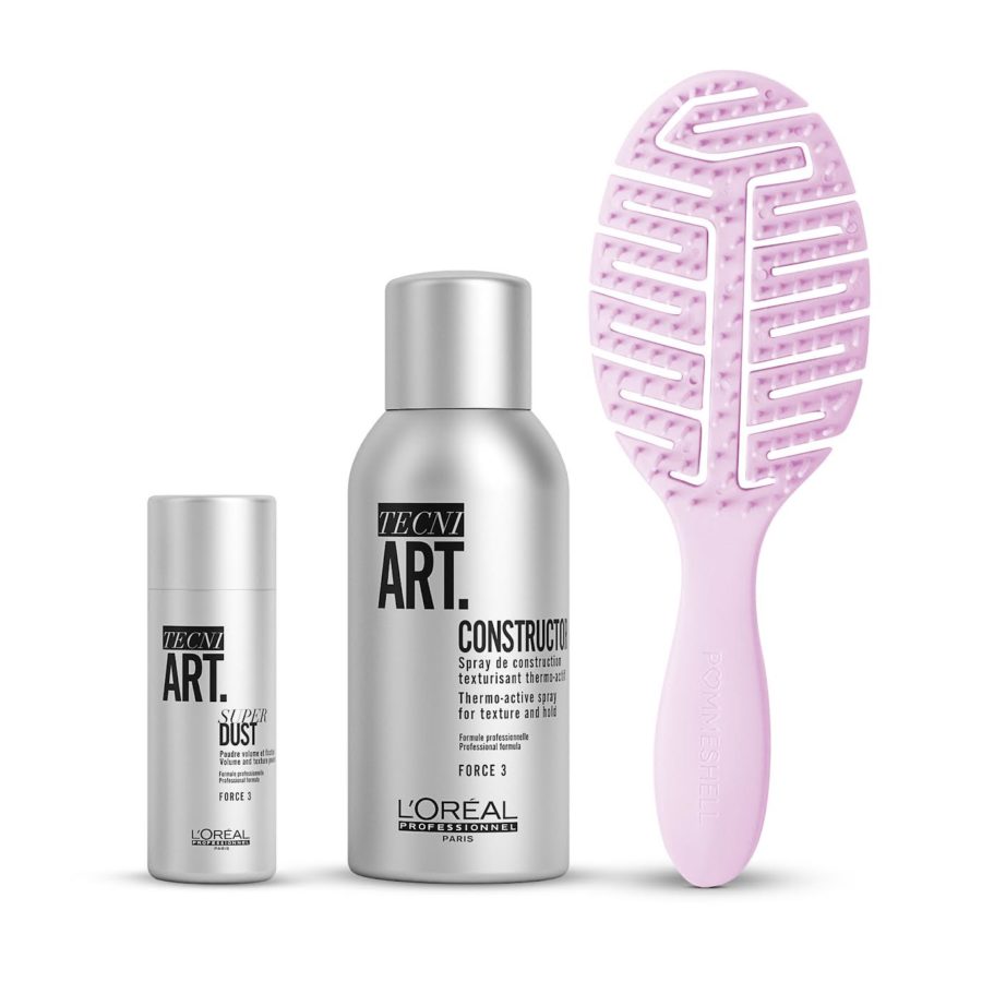 Tecni Art - Texture Bundle. Add texture and hold while protecting hair from heat damage. Shop Pomme Salon.