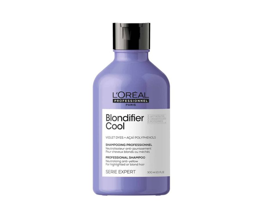 Blondifier – Cool Shampoo adds shine and neutralizes unwanted yellow tones. Shop PommeSalon.ca