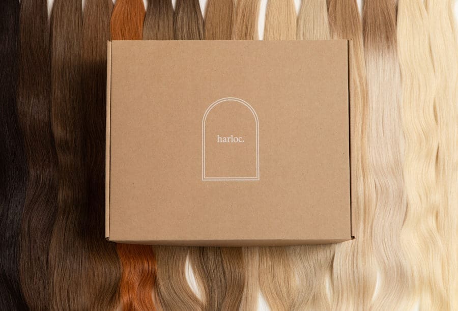Harloc Clip-in Hair Extensions Ad Volume and Length To Hair - Pomme