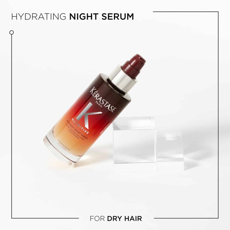an image of the nutritive 8 hour night serum bottle on a white background