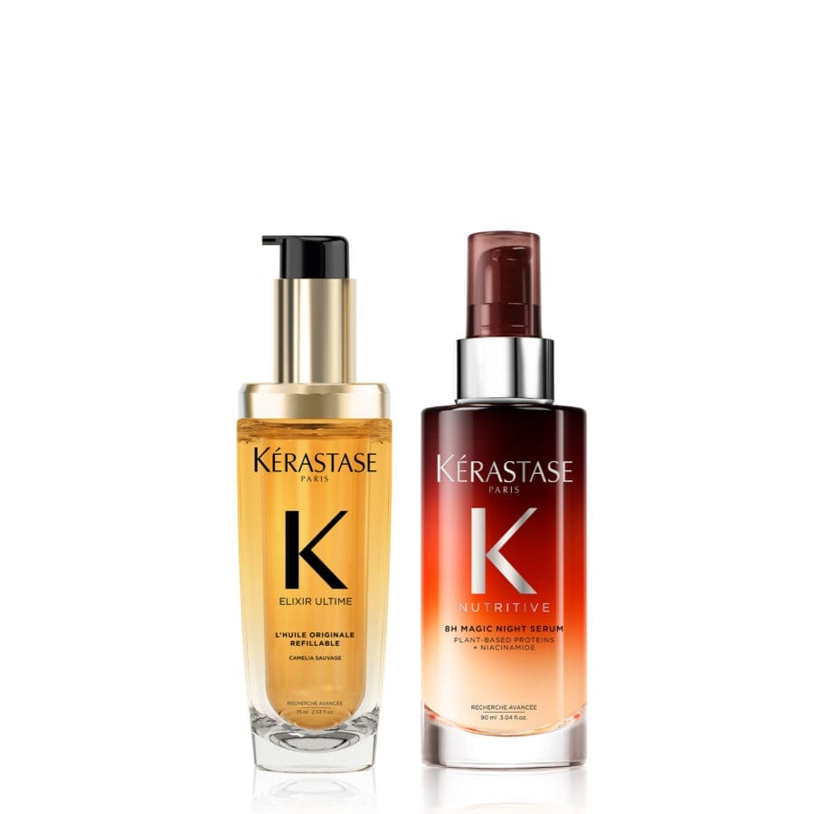 elixir and nutritive iconic duo for hydrated hair