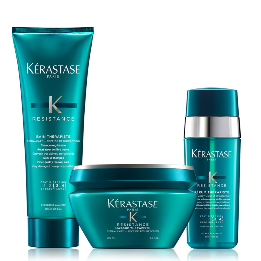 Therapiste Deep Treatment Routine for Overprocessed Hair by Kerastase. Order online at Pomme Salon, CA