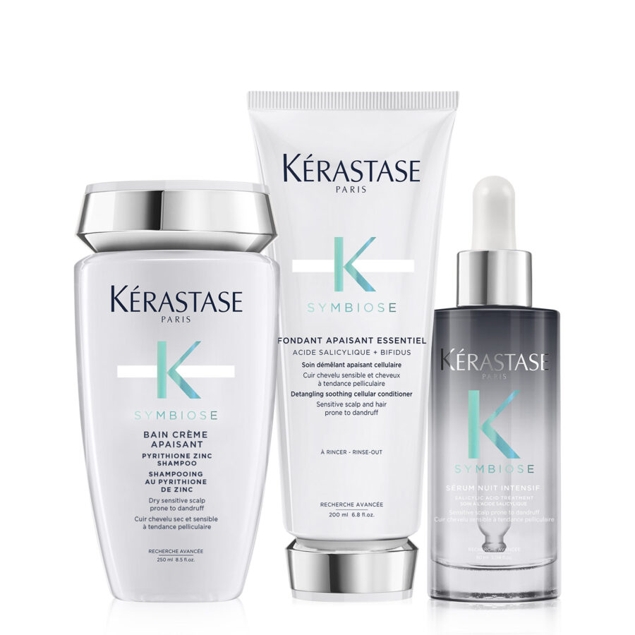 Symbiose Hydrating Routine for Dandruff-Prone Hair by Kerastase. Order online at Pomme Salon, CA