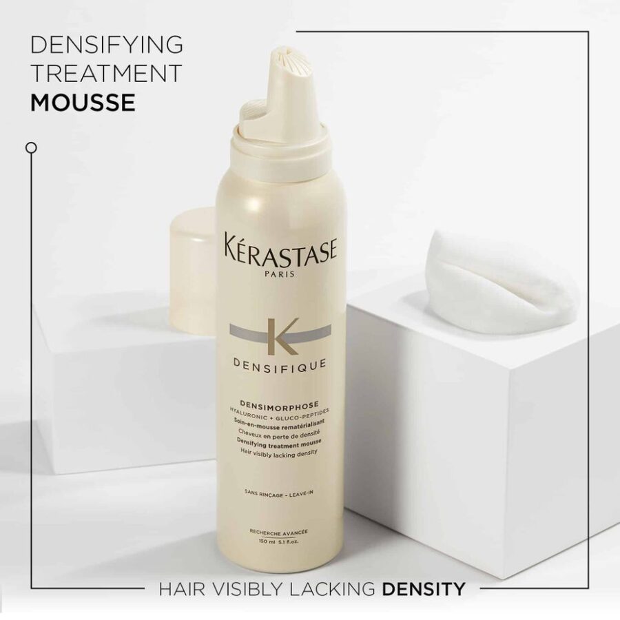 an image of the densifique hair mousse on a white background.
