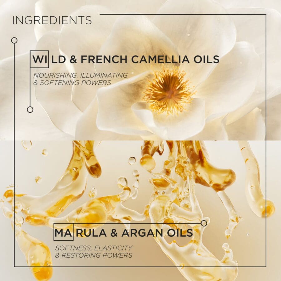 new elixir ultime ingredient and scent graphic