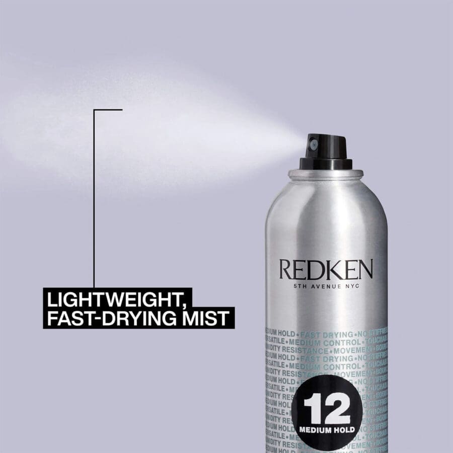 lightweight, fast-drying redken hairspray