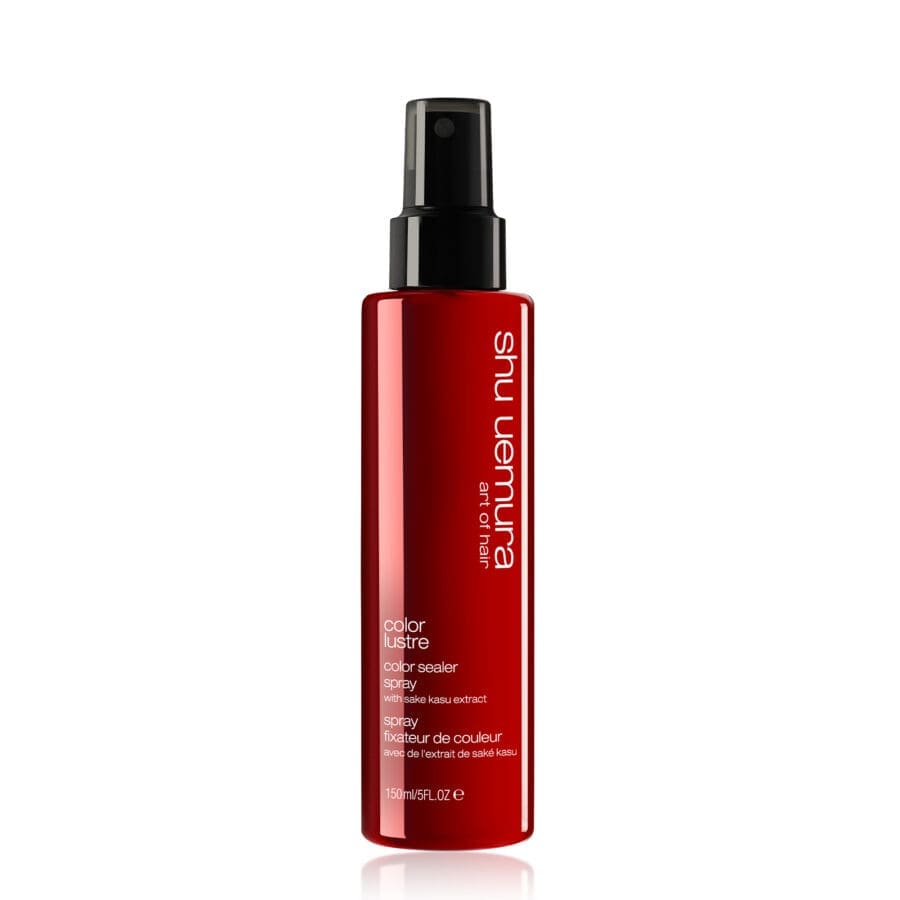 color lustre color protecting spray found at Pomme Salon.