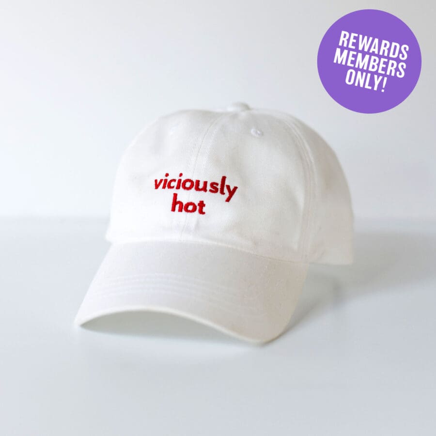 Image of the Viciously Hot Pomme hat available for Pommeshell members. Sign up, it's free.