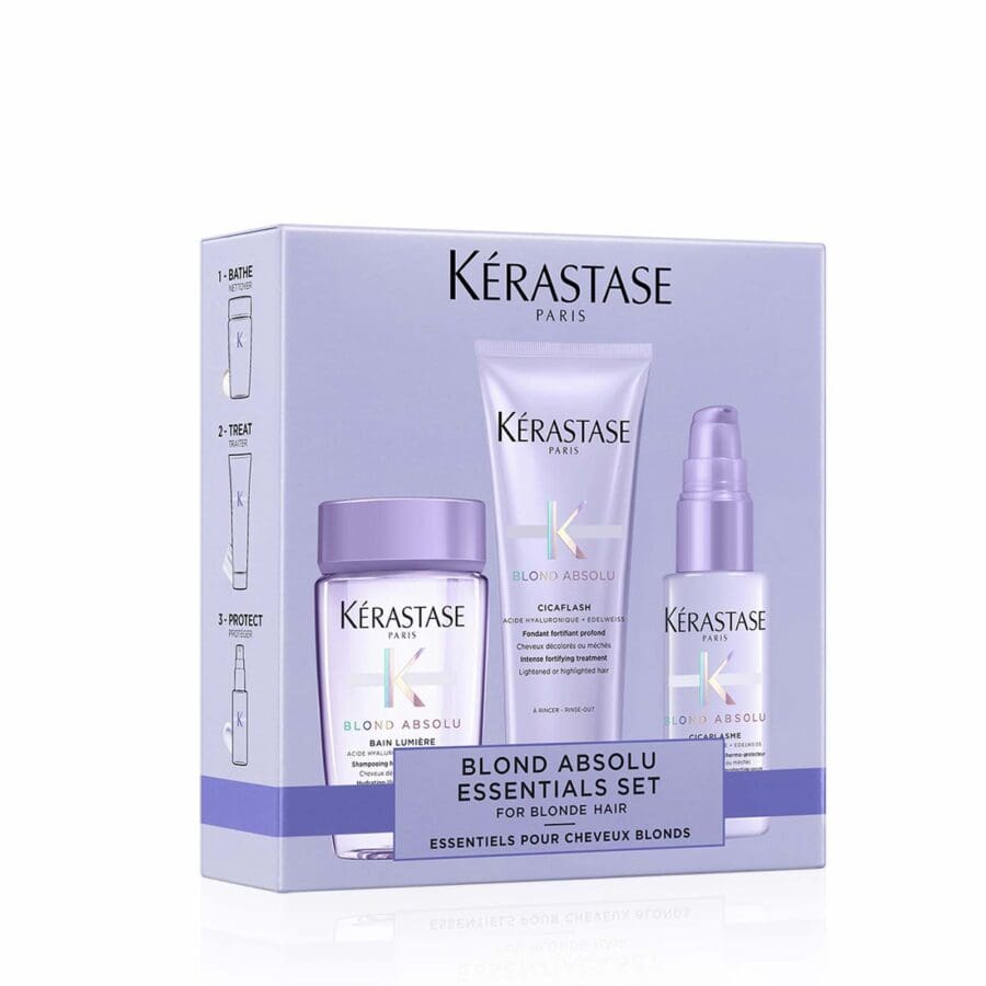 kerastase blond absolu cyber kit includes 3 travel size produts