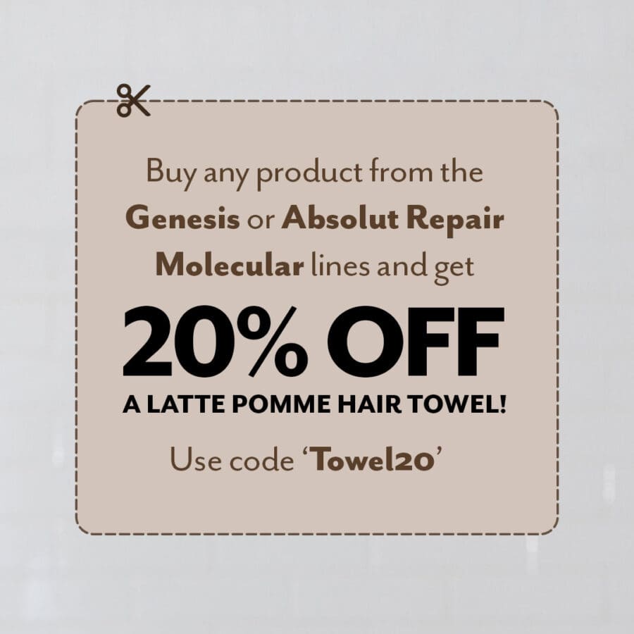 The Pomme Hair Towel - Latte - Image 3