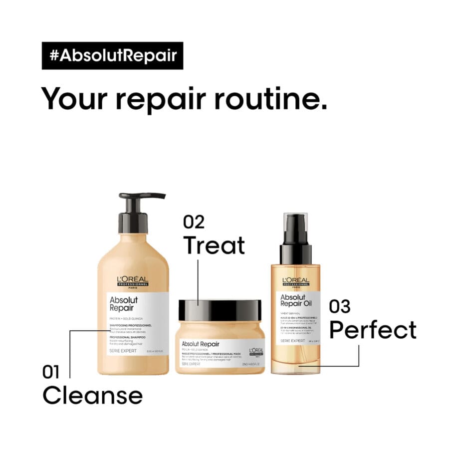 Absolut Repair Shampoo for Damaged Hair – 500ml - Image 7