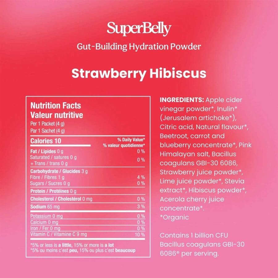 SuperBelly - Strawberry Hibiscus - 15 x 4g - Image 6