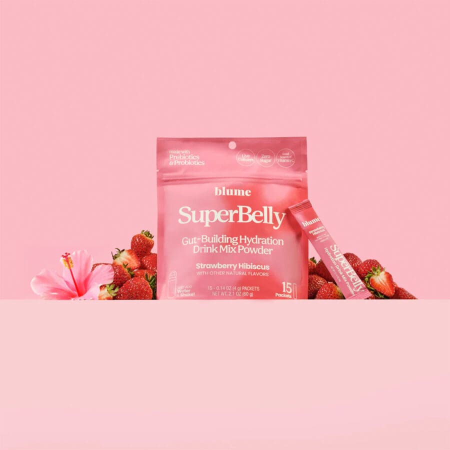 SuperBelly - Strawberry Hibiscus - 15 x 4g